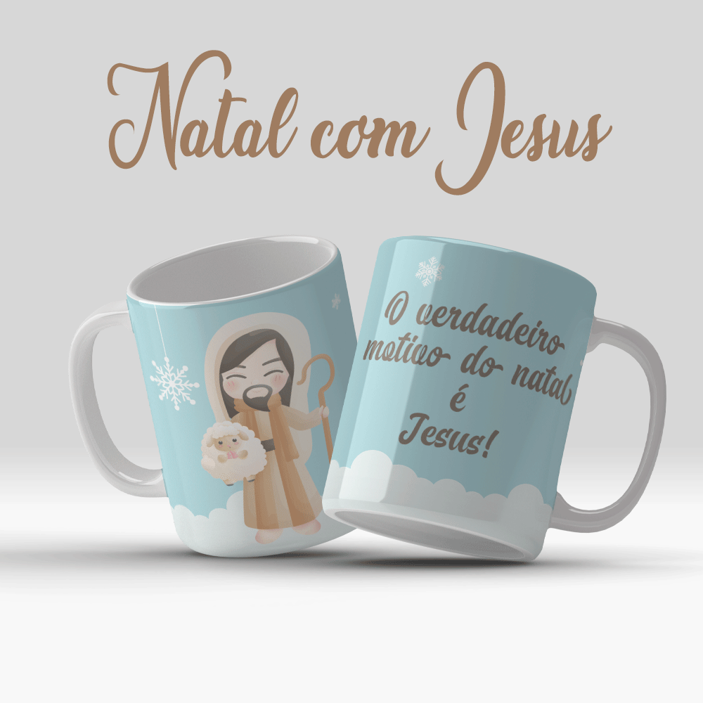 23 Artes para Caneca Natal Arquivo Editável  12