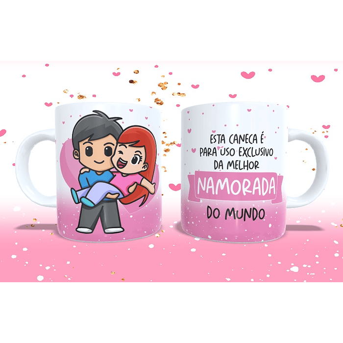 12 Artes para Caneca Família Arquivo Editável