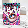 20 Artes Caneca Gato Cute Animal Animais Pet Love 3d Arquivos Png