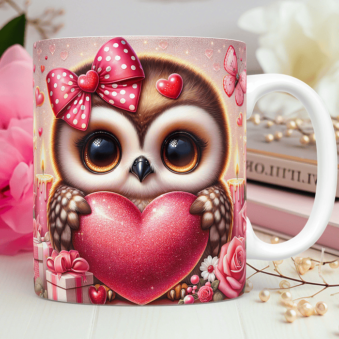 30 Artes para Caneca Dia dos Namorados 3D Animal Animais Pet Love 3d Arquivos Png