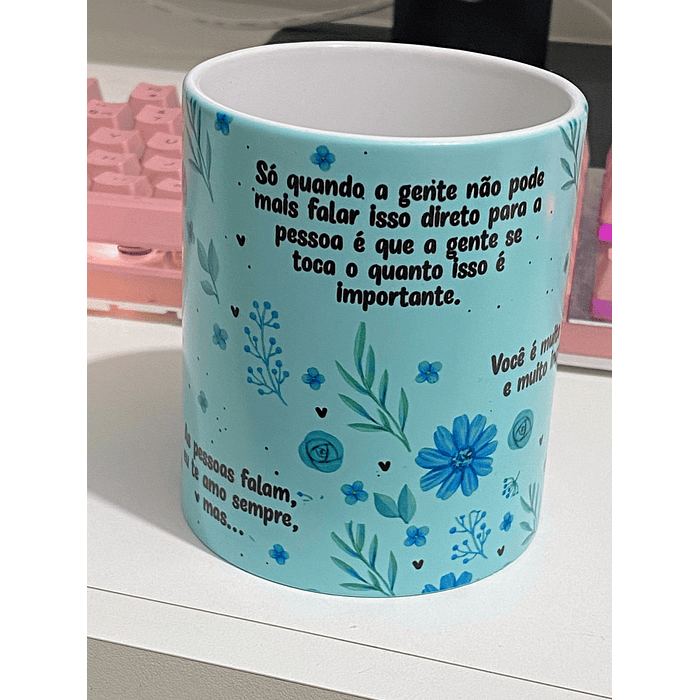 Arte Caneca Mãe quero que você saiba Arquivo em Jpg 