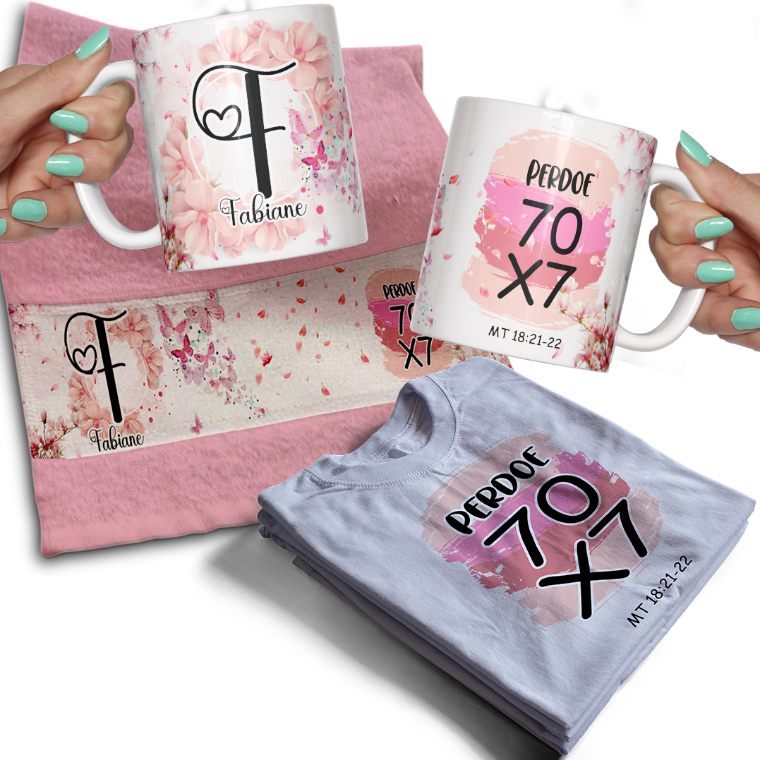 63 Artes para Caneca e Camisa Alfabeto Biblico Arquivo Editável 9