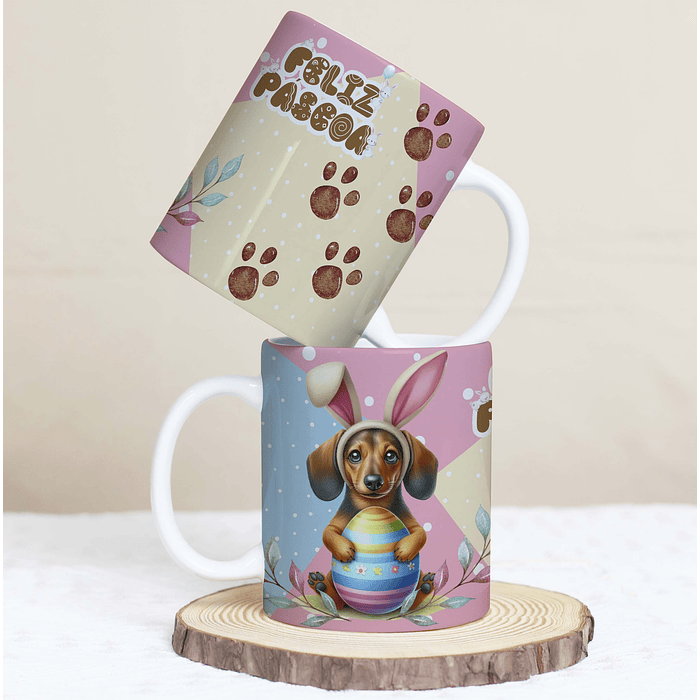 30 Artes para Caneca Páscoa Pets Arquivos em Jpg 