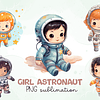 Kit Digital Mega Pacote Astronauta em Png