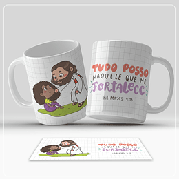 6 Artes para Caneca Jesus Frases Arquivo em Jpg