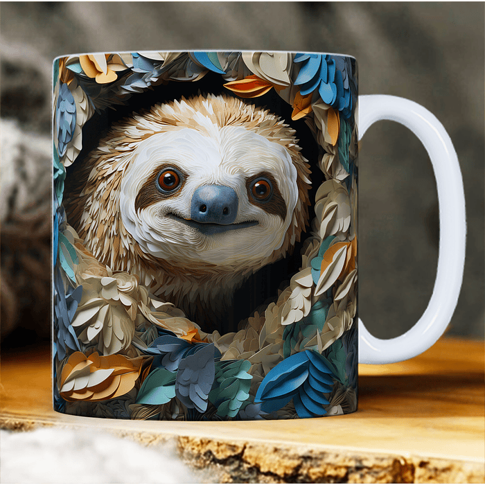 30 Artes para Caneca Animais 3d Arquivo em Jpg