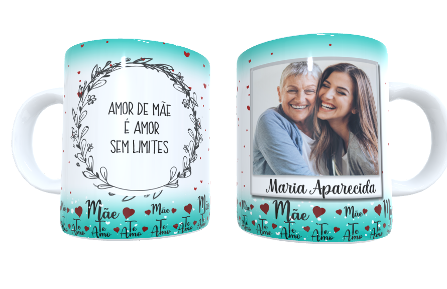 19 Arte para Caneca e Camisa Dia das Mães Arquivo em Png 5