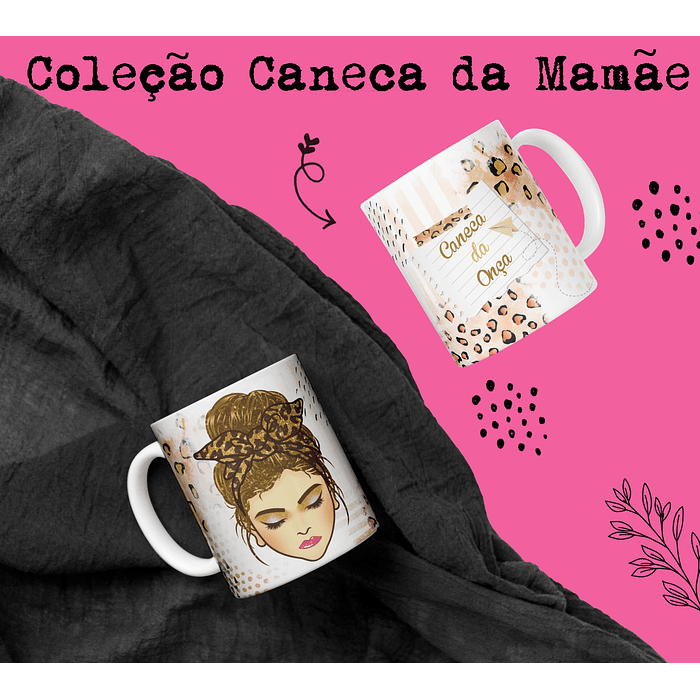 15 Artes Caneca Dia das Mães Arquivo Editável