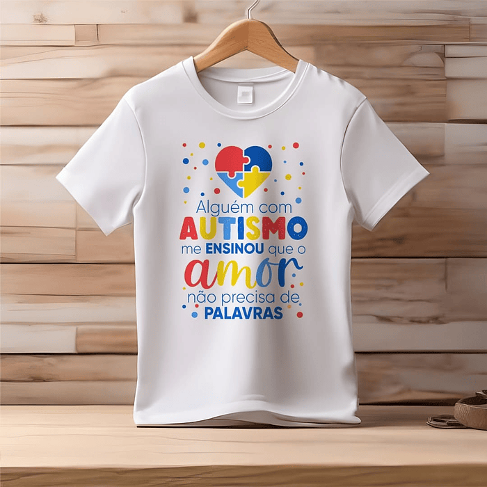 15 Arte para Camisa Autismo Arquivo Editável