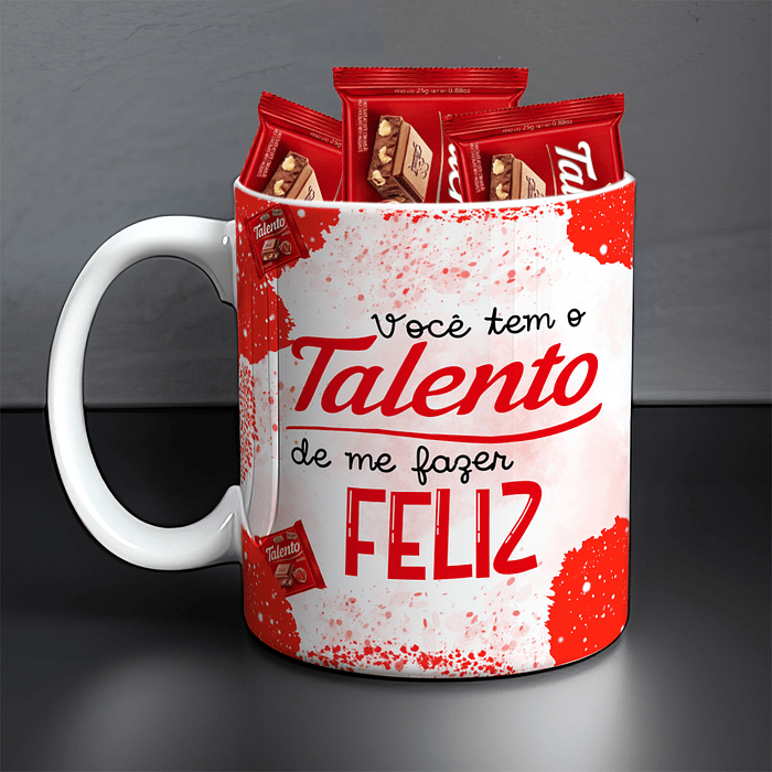 12 Arte para Caneca Páscoa Chocolates Arquivo Editável