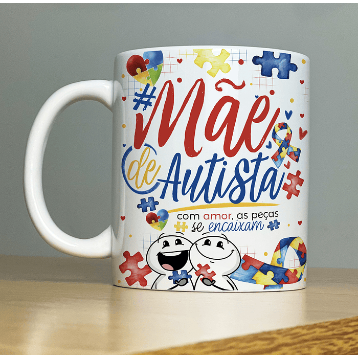 15 Artes para Caneca Autismo Arquivos em Jpg