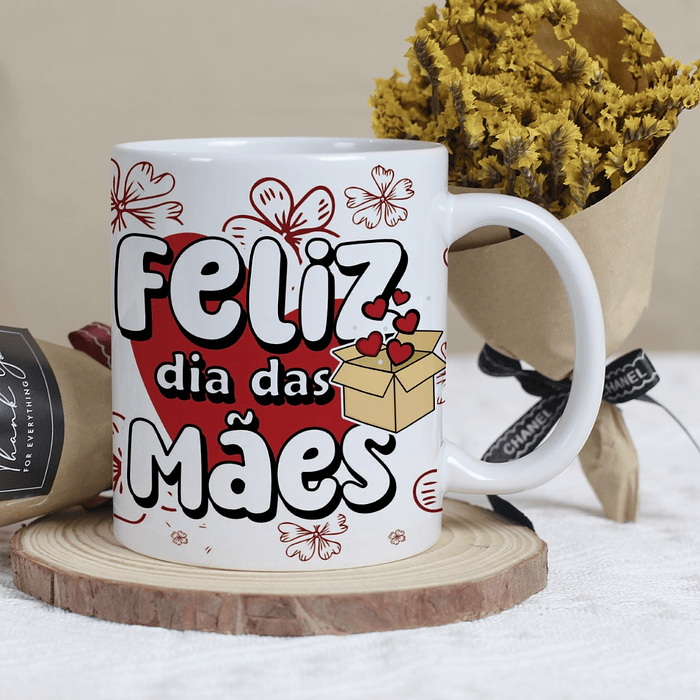 20 Artes para Caneca e Azulejo Dia das Mães Arquivo Editável 