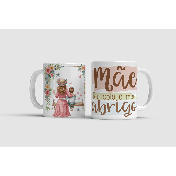 10 Arte Caneca Dia das Mães Arquivo em Png 