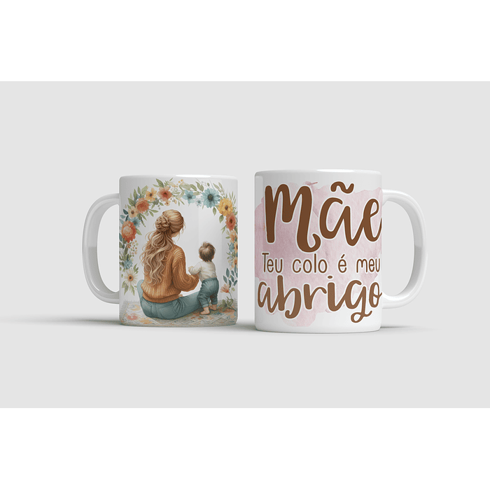 10 Arte Caneca Dia das Mães Arquivo em Png 