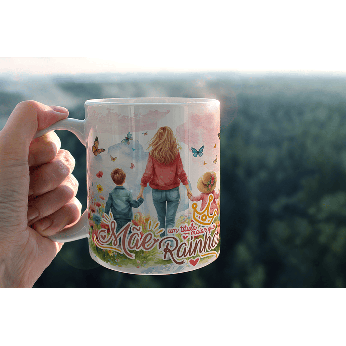 10 Arte Caneca Dia das Mães Arquivo em Png 