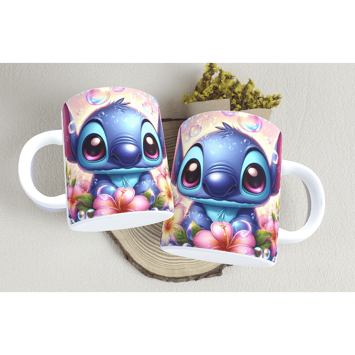 18 Arte Caneca Stitch Arquivo em Png