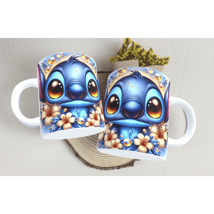 18 Arte Caneca Stitch Arquivo em Png