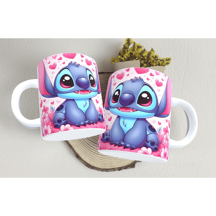 18 Arte Caneca Stitch Arquivo em Png