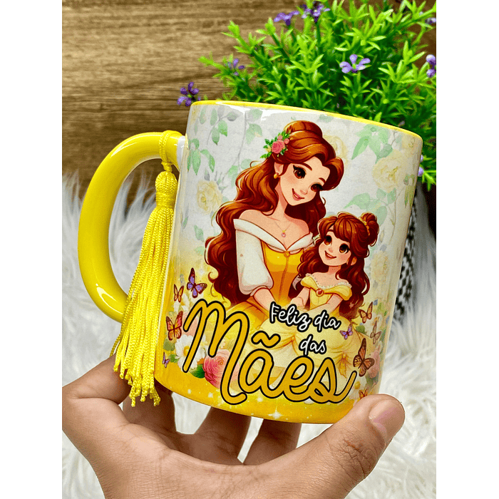 12 Artes Caneca Dia das Mães Princesas da Disney Arquivos em Jpg