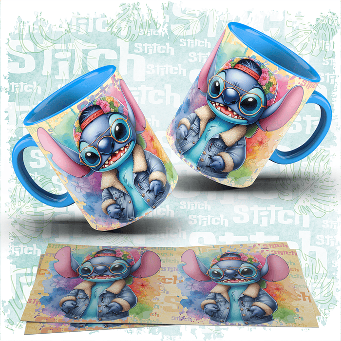 10 Artes para Caneca Stitch Arquivo em Jpg 