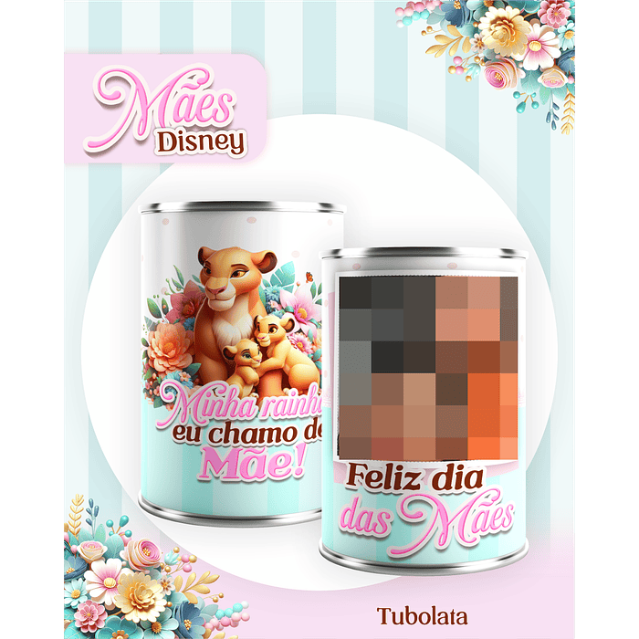 Kit Digital Dia das Mães Princesas da Disney Arquivos em Pdf 