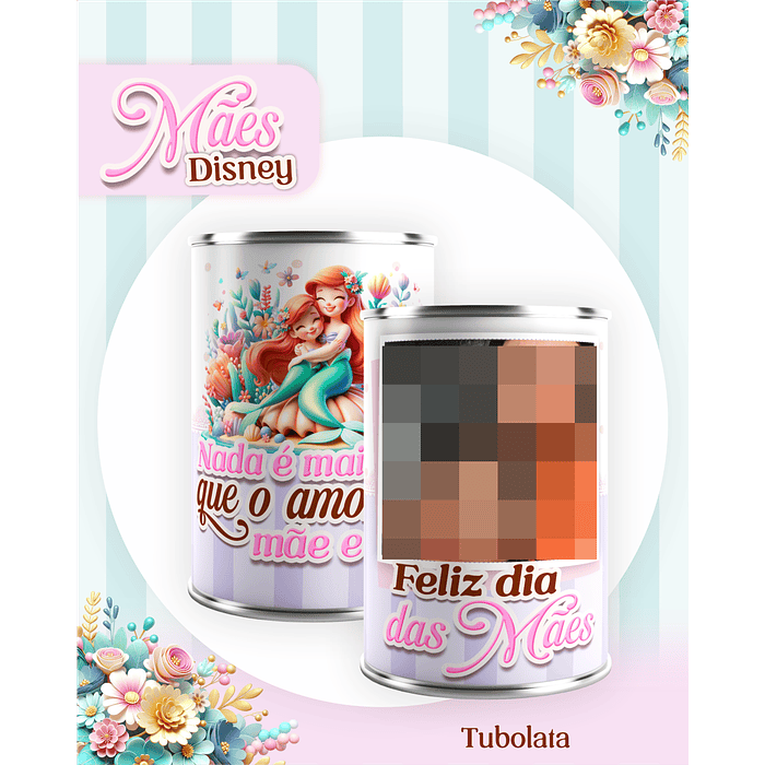 Kit Digital Dia das Mães Princesas da Disney Arquivos em Pdf 