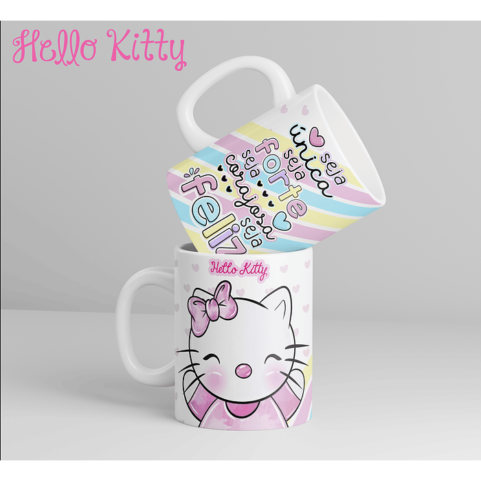 12 Artes para Caneca Hello Kitty Arquivo em Jpg