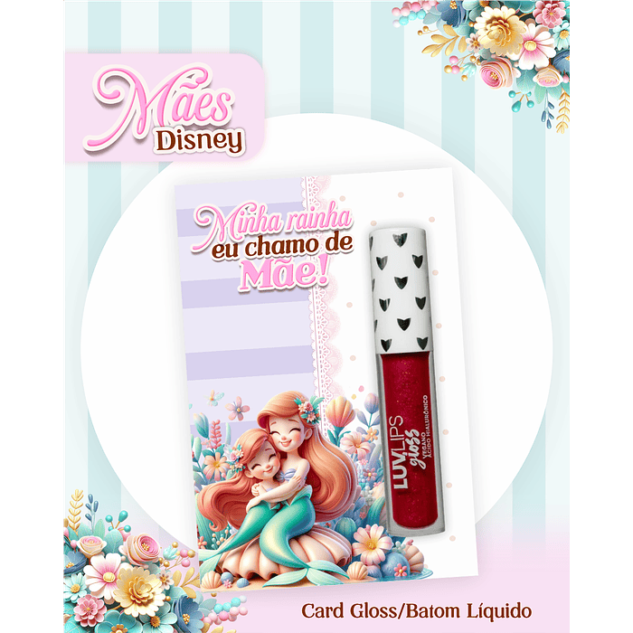 Kit Digital Dia das Mães Princesas da Disney Arquivos em Pdf 