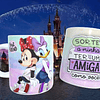 20 Artes para Caneca Amizade Disney Arquivo Editável 