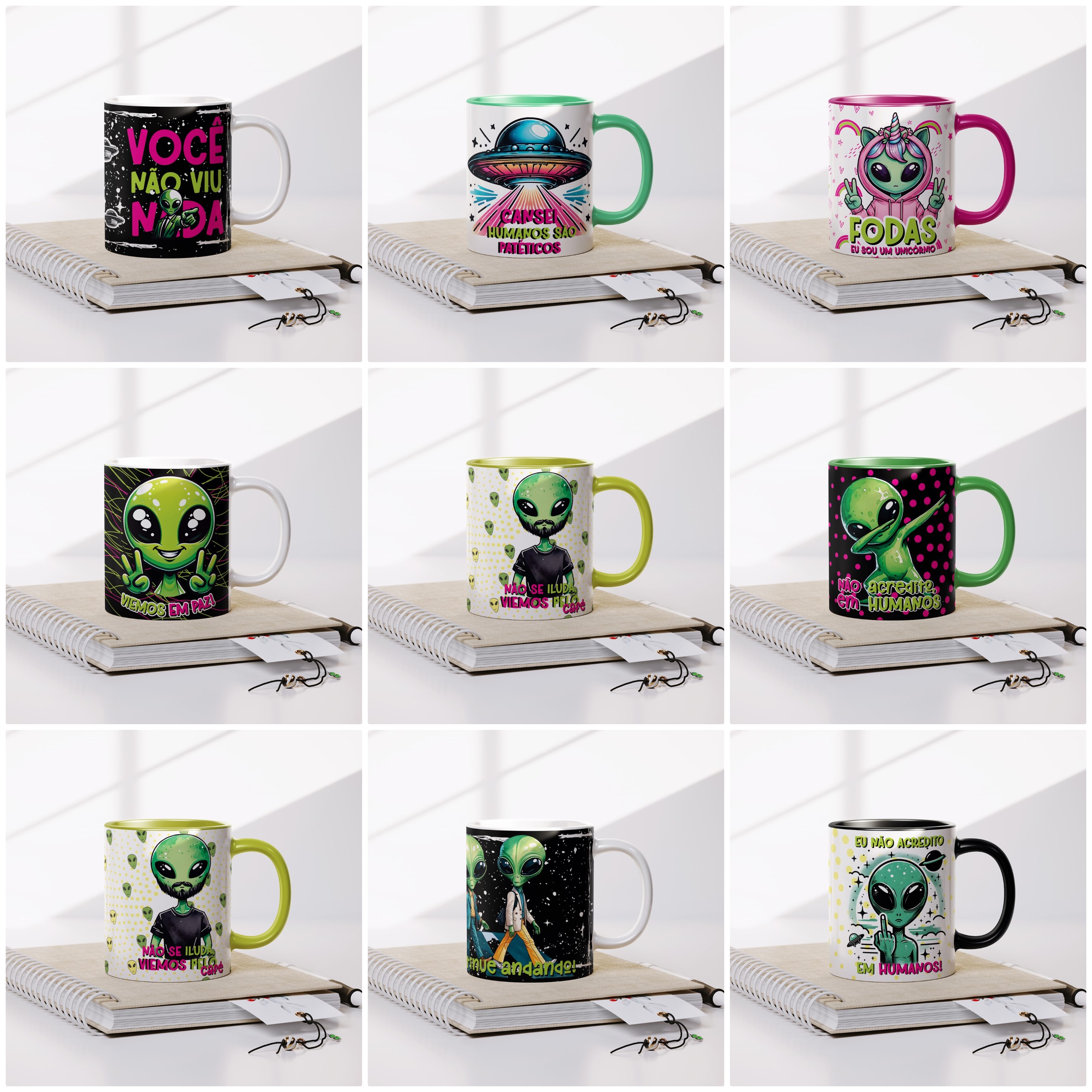 37 Artes para Caneca Personagens e Outros Arquivo em Jpg 1