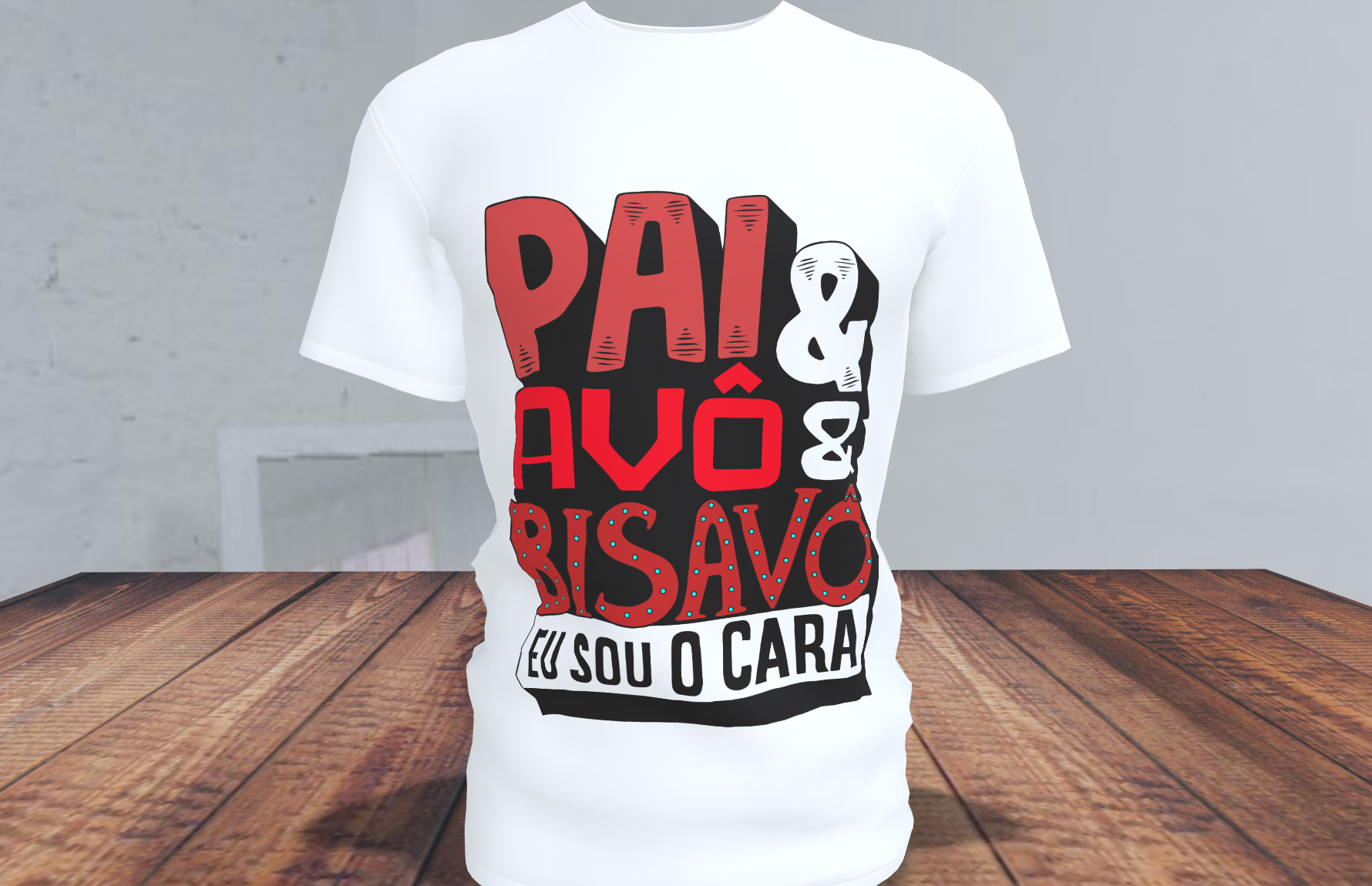 9 Artes para Camisa Pai Avô e Bisavô Arquivos Editável + Jpg 4