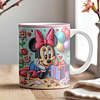 9 Artes para Caneca Aniversário Disney 3d Arquivos em Jpg