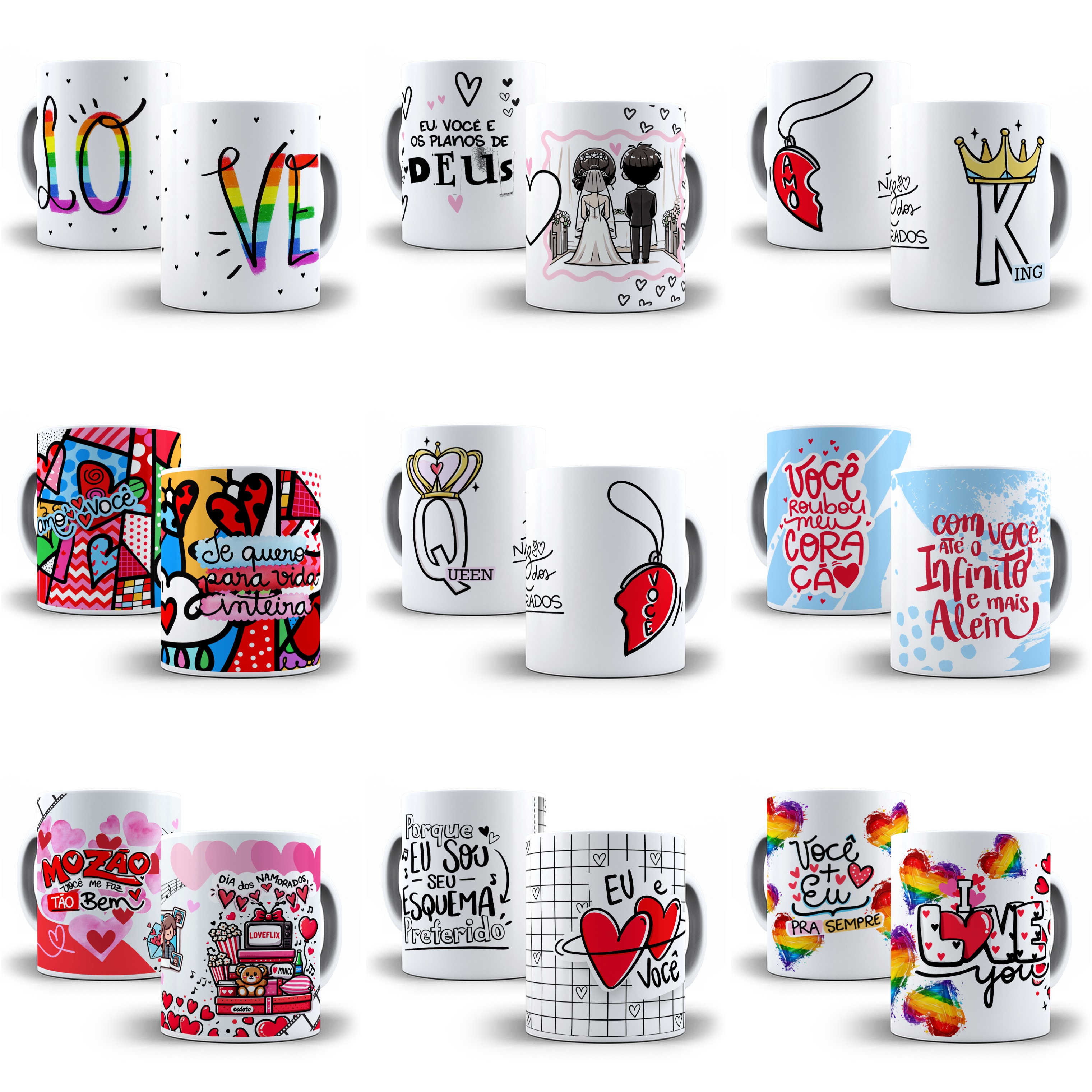 113 Artes Caneca Dia dos Namorados arquivo em Jpg 12