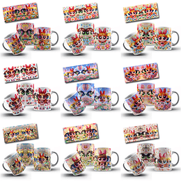 23 Artes para Caneca Meninas Super Poderosas Arquivo em Jpg