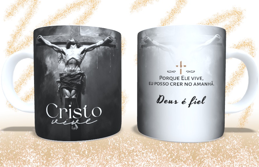 5 Artes para Caneca Leão de Juda Arquivo em Jpg 1