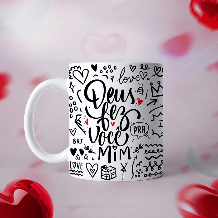 19 Artes para Caneca Dia dos Namorados Arquivo em Jpg  