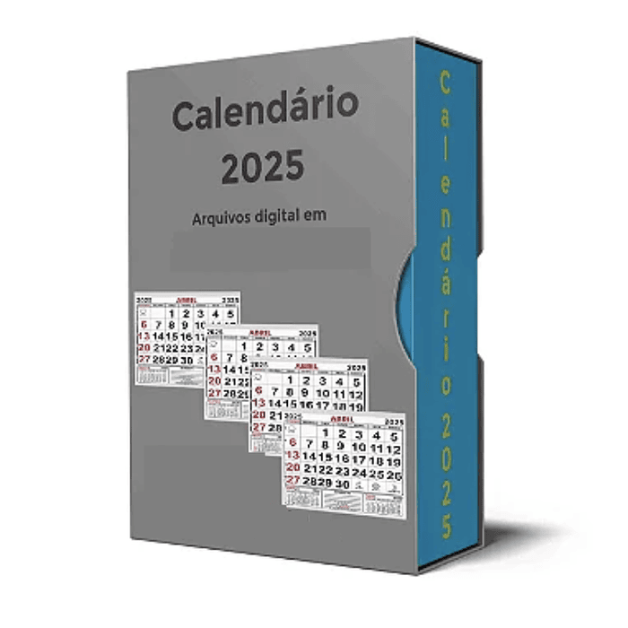 Arquivo Digital Calendário 2025 em Pdf