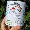 Arte Caneca Flork Homem com H meu Patrão Arquivo em Jpg 