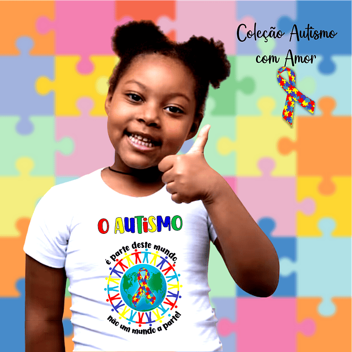 22 Artes para Camisa Autismo Arquivo Editável 