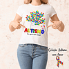 22 Artes para Camisa Autismo Arquivo Editável 