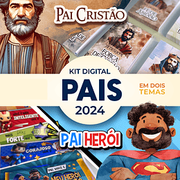 Arquivo de Corte Dia dos Pais Cristão e Heroi Arquivo em Pdf