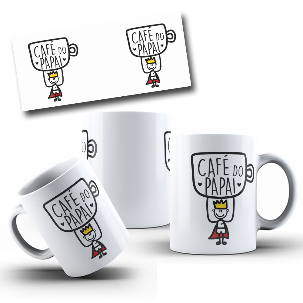 30 Artes para Caneca Dia dos Pais Arquivo em Png 8