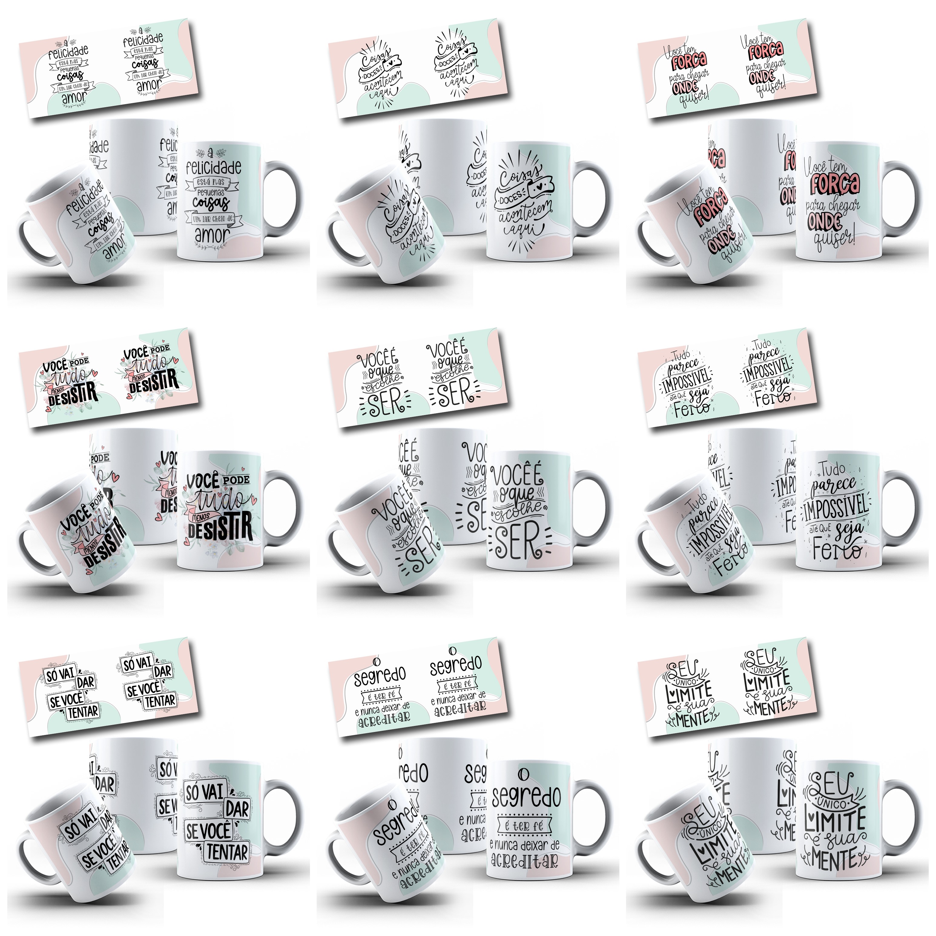 63 Artes para Caneca Frases Motivacionais Arquivo em Jpg  2