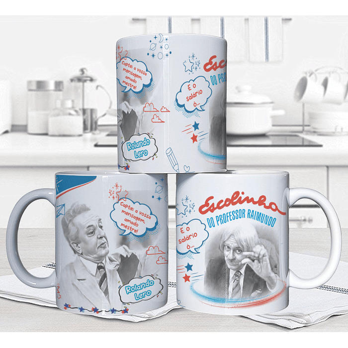 10 Artes para Caneca Escolinha do Professor Raimundo Arquivo em Jpg