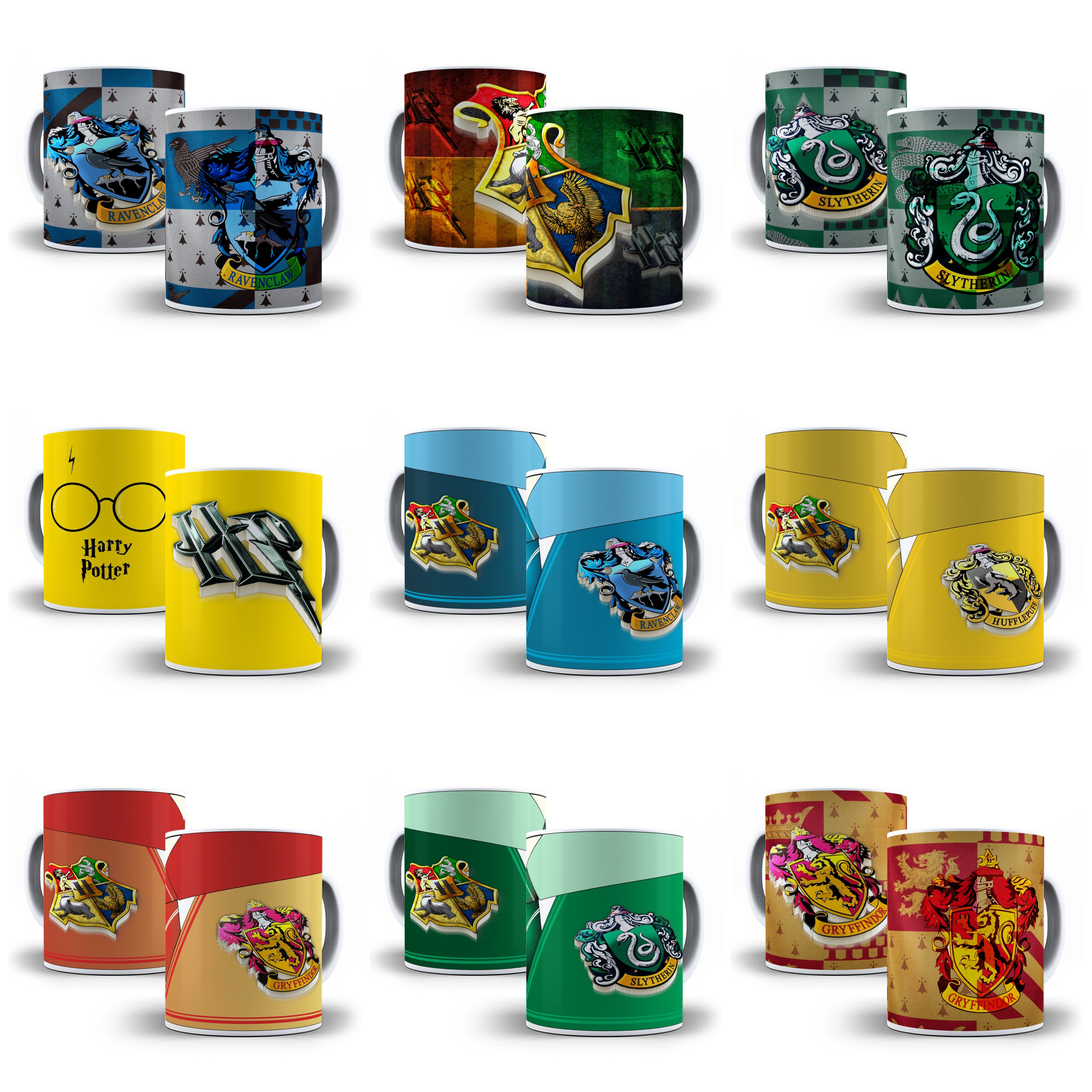 10 Artes para Caneca Harry Potter Arquivo Editável 1