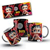 6 Artes para Caneca Betty Boop Arquivo Editável 