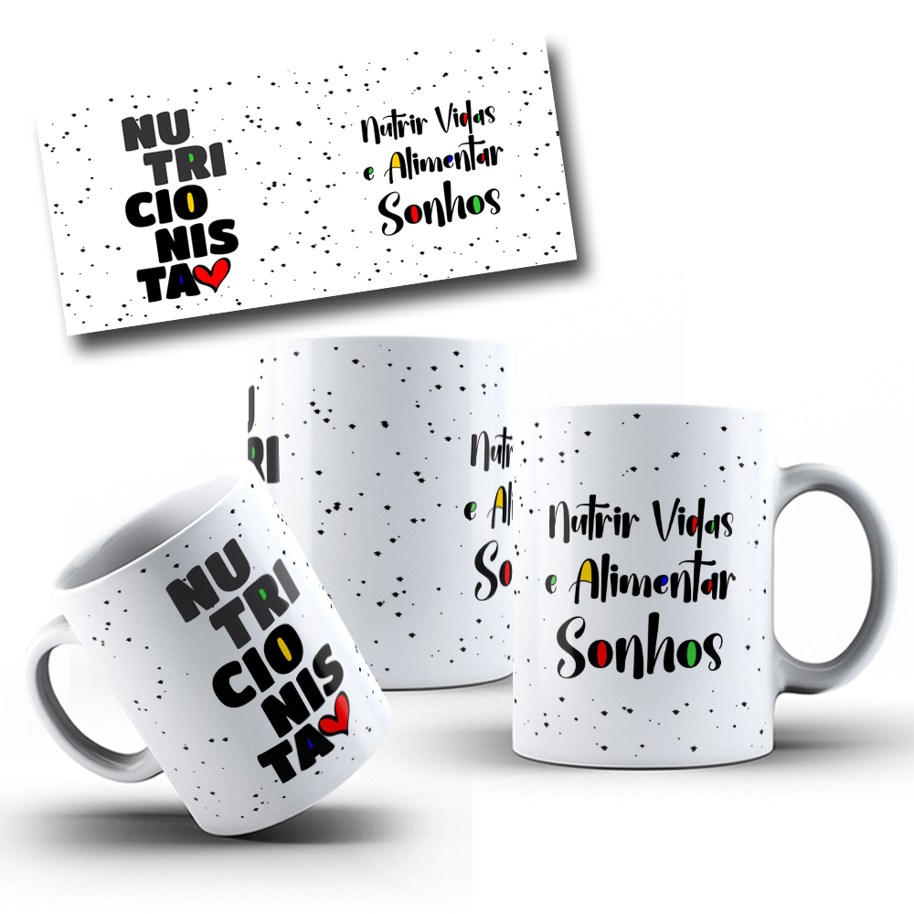 10 Artes para Caneca Profissões Arquivo Editável 6