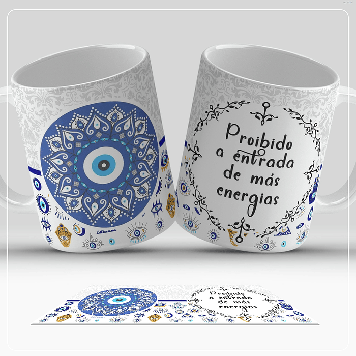 13 Artes para Caneca Olho Turco Arquivo em Jpg 