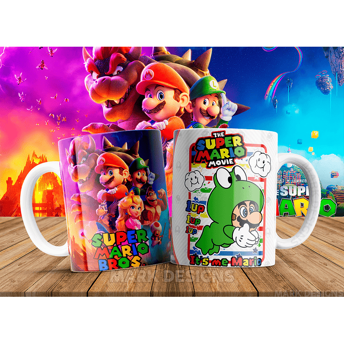 51 Artes para Caneca Super Mario Arquivo em Jpg