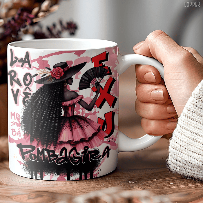 8 Artes para Caneca Exú Caveira Arquivo Editável